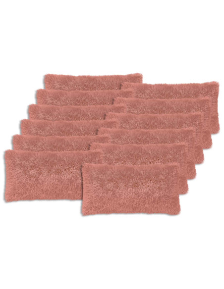 Federa 12 pcs HEERLEN Rosa 40 x 80 cm Fleece PV