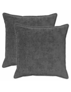 Federa 2 pz HOUTEN Grigio Scuro 80 x 80 cm