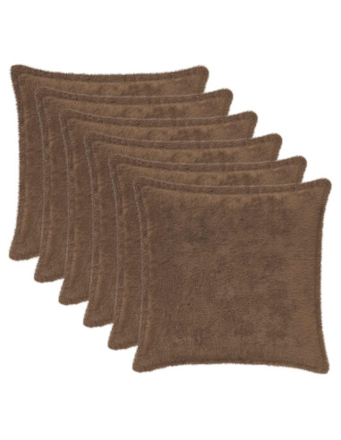 Federa 6 pz HOUTEN Marrone Chiaro 35 x 35 cm