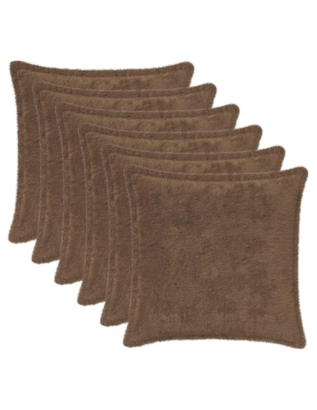 Federa 6 pz HOUTEN Marrone Chiaro 35 x 35 cm