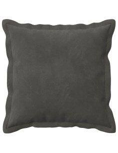 Federa 12 pcs HOUTEN Grigio Scuro 40 x 40 cm Velluto 2
