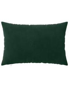 Federa 6 pcs HEERLEN Verde Scuro 40 x 60 cm Velluto 2
