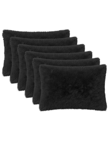 Federa 6 pcs HEERLEN Nero 40 x 60 cm Fleece PV