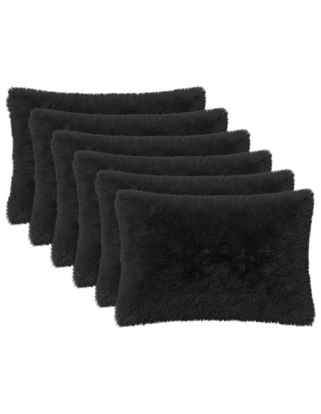 Federa 6 pcs HEERLEN Nero 40 x 60 cm Fleece PV