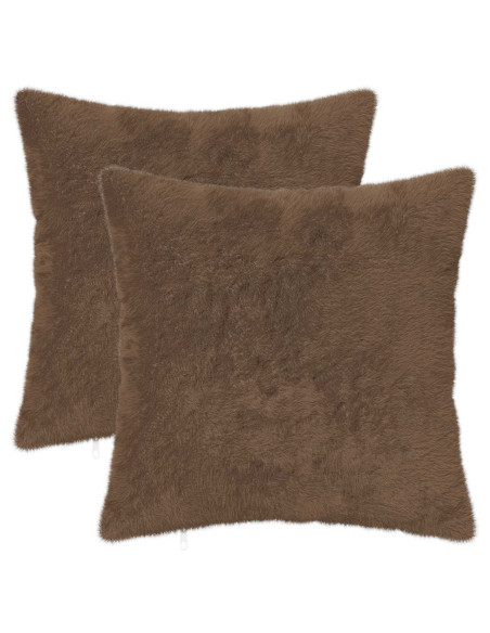 Federa 2 pz HEERLEN Marrone Chiaro 40 x 40 cm