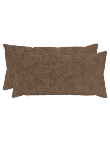 Federa 2 pz HEERLEN Marrone Chiaro 40 x 80 cm