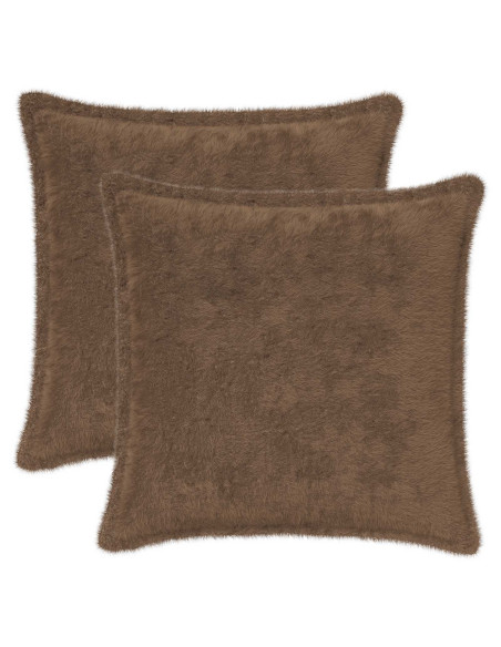 Federa 2 pz HOUTEN Marrone Chiaro 40 x 40 cm