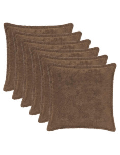 Federa 6 pz HOUTEN Marrone Chiaro 40 x 40 cm
