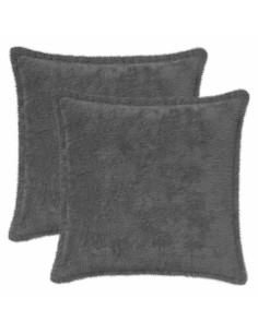 Federa 2 pz HOUTEN Grigio Scuro 40 x 40 cm