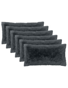 Federa 6 pcs HEERLEN Antracite 40 x 80 cm Fleece PV 2