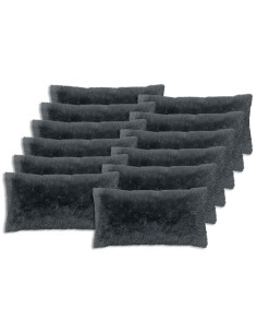 Federa 12 pcs HEERLEN Antracite 40 x 80 cm Fleece PV 2