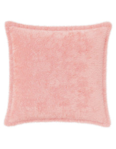 Federa 2 pz HOUTEN Rosa 40 x 40 cm Pelliccia di Coniglio Finta 2