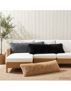 Federa 2 pcs HEERLEN Antracite 40 x 145 cm Fleece PV