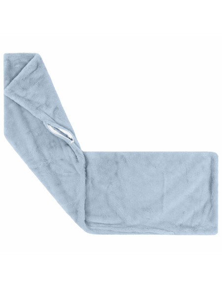 Federa HEERLEN Azzurro 40 x 145 cm Pelliccia di Coniglio Finta