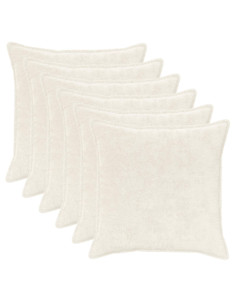 Federa 6 pz HOUTEN Bianco 55 x 55 cm