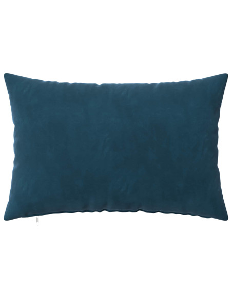 Federa 2 pcs HEERLEN Blu 40 x 60 cm Velluto