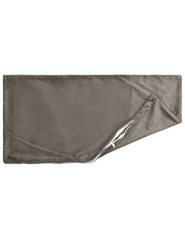 Federa 2 pcs HEERLEN Grigio Chiaro 40 x 60 cm Velluto