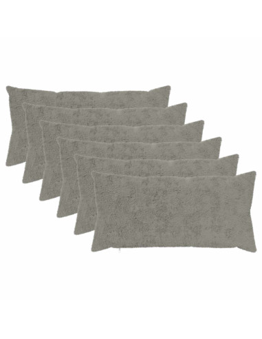 Federa 6 pz HEERLEN Grigio Chiaro 40 x 80 cm