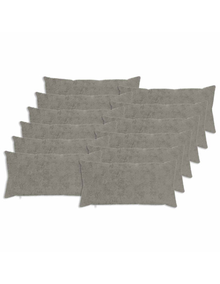 Federa 12 pz HEERLEN Grigio Chiaro 40 x 80 cm
