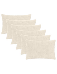 Federa 6 pz HEERLEN Bianco 50 x 75 cm