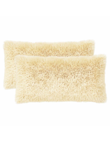 Federa 2 pcs HEERLEN Crema 40 x 80 cm Fleece PV
