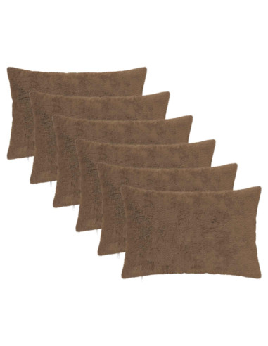 Federa 6 pz HEERLEN Marrone Chiaro 50 x 75 cm