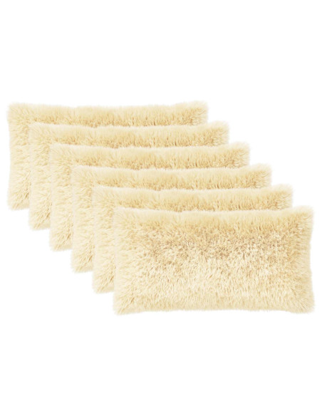 Federa 6 pcs HEERLEN Crema 40 x 80 cm Fleece PV