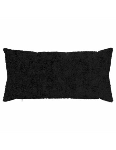 Federa 2 pz HEERLEN Nero 40 x 80 cm Pelliccia di Coniglio Finta