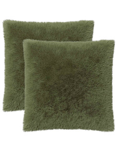 Federa 2 pcs HEERLEN Verde 65 x 65 cm Fleece PV