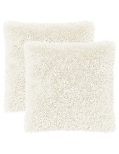 Federa 2 pcs HEERLEN Bianco 65 x 65 cm Fleece PV