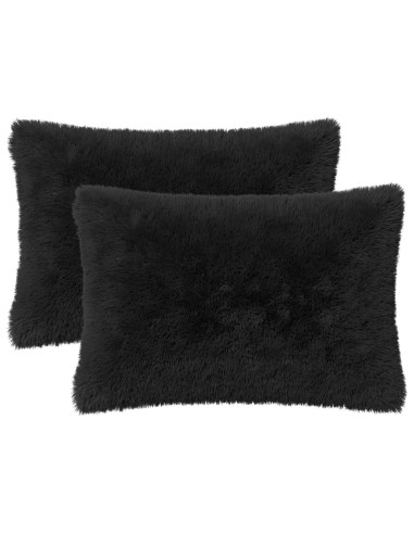 Federa 2 pcs HEERLEN Nero 40 x 60 cm Fleece PV