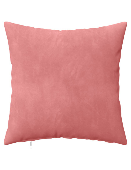 Federa 6 pcs HEERLEN Rosa 50 x 50 cm Velluto