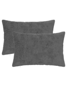 Federa 2 pz HEERLEN Grigio Scuro 50 x 70 cm