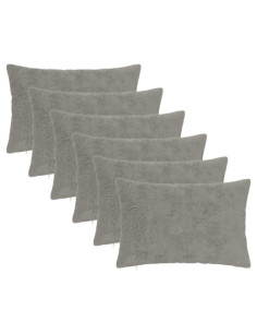 Federa 6 pz HEERLEN Grigio Chiaro 50 x 70 cm