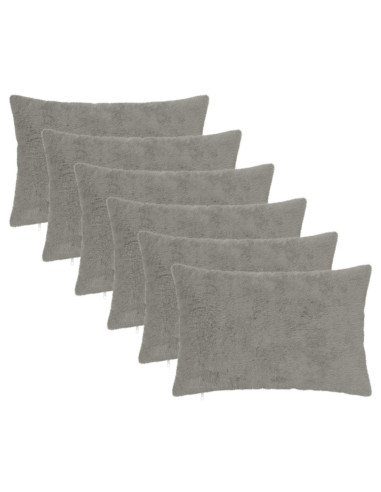 Federa 6 pz HEERLEN Grigio Chiaro 50 x 70 cm
