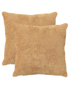 Federa 2 pz HEERLEN Tortora 65 x 65 cm