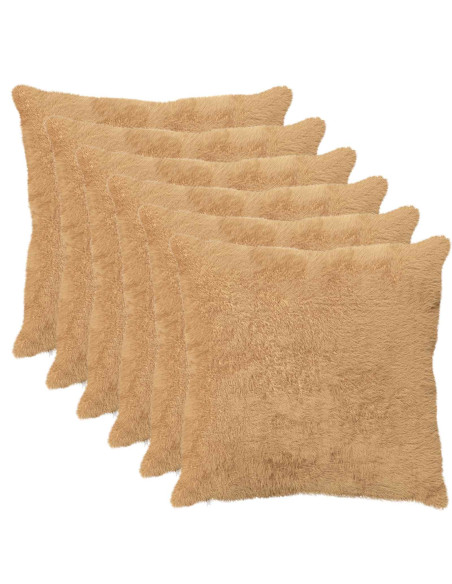 Federa 6 pz HEERLEN Tortora 65 x 65 cm