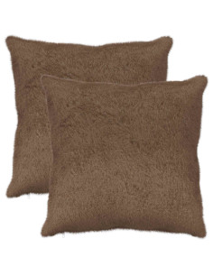 Federa 2 pz HEERLEN Marrone Chiaro 65 x 65 cm