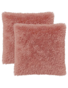 Federa 2 pcs HEERLEN Rosa 55 x 55 cm Fleece PV
