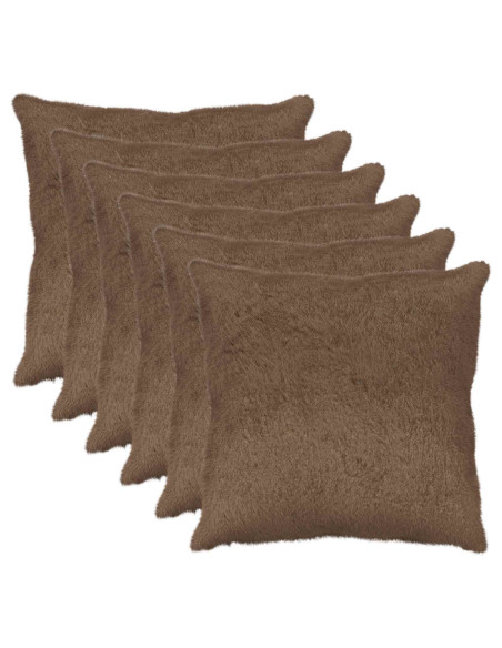 Federa 6 pz HEERLEN Marrone Chiaro 65 x 65 cm