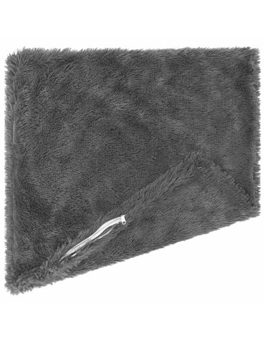 Federa 2 pcs HEERLEN Grigio Chiaro 65 x 65 cm Fleece PV