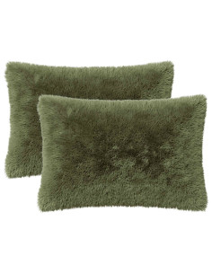 Federa 2 pcs HEERLEN Verde 50 x 75 cm Fleece PV