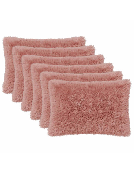Federa 6 pcs HEERLEN Rosa 50 x 75 cm Fleece PV