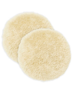 Federa 2 pcs HEERLEN Crema Ø 60 cm Fleece PV