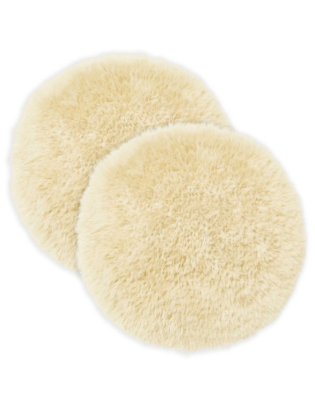 Federa 2 pcs HEERLEN Crema Ø 60 cm Fleece PV