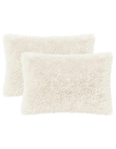 Federa 2 pcs HEERLEN Bianco 50 x 75 cm Fleece PV