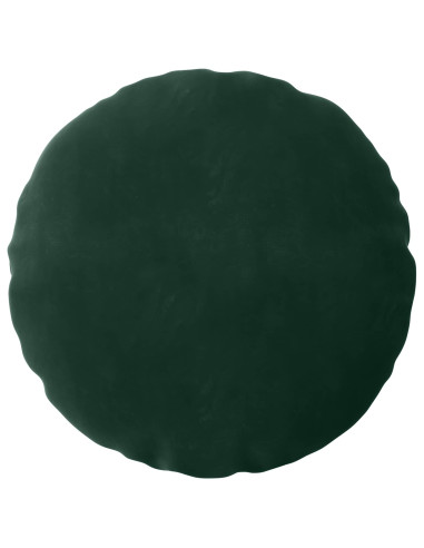 Federa 2 pcs HEERLEN Verde Scuro Ø 60 cm Velluto