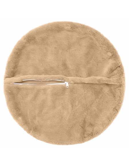 Federa 2 pz HEERLEN Crema Ø 50 cm Pelliccia di Coniglio Finta