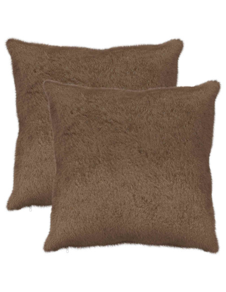 Federa 2 pz HEERLEN Marrone Chiaro 55 x 55 cm