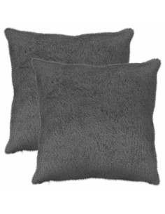 Federa 2 pz HEERLEN Grigio Scuro 65 x 65 cm